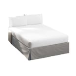 Rodapié Concord King Size Microfibra Gris