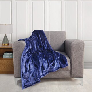 Foto 2 | Foto 2 | Frazada Térmica Sherpa Mink Azul