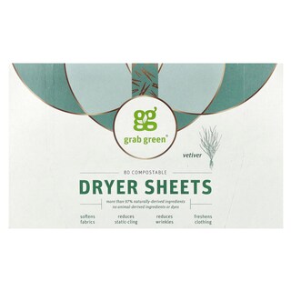 Foto 1 | Foto 1 | Sábanas Para Secadora Grab Green Vetiver Scent 80 Hojas - Venta Internacional.