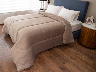 Foto 1 | Foto 1 | Cobertor Dormireal Liso color Beige Mega King Size