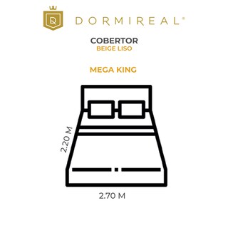 Foto 2 | Foto 2 | Cobertor Dormireal Liso color Beige Mega King Size