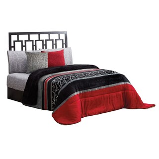 Foto 1 | Foto 1 | Cobertor de Borrega King Size Grafito Térmico color Rojo