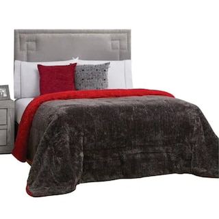 Foto 1 | Foto 1 | Cobertor Matrimonial Elefantito Hogar Bicolor Gris Térmico