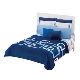 Foto 1 | Foto 1 | Cobertor Ultrasuave Concord Edimburgo Cama King Size Azul
