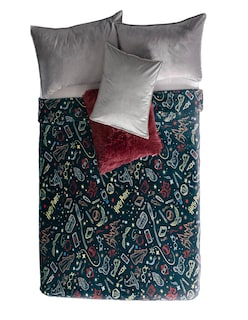 Foto 1 | Foto 1 | Cobertor Vianney Harry Potter color Tinto Queen Size
