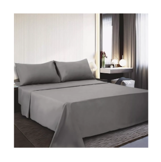 Foto 4 | Foto 4 | Juego de Sábanas Queen Size Belug 4 Piezas Gris Oscuro