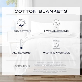 Foto 4 | Foto 4 | Venta Internacional-Cobija Nautica Blanca para Cama