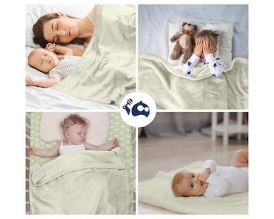 Foto 7 | Foto 7 | Cobija Bluelander Beige 100% Poliéster 117 x 83 cm para Bebé