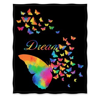 Foto 2 | Foto 2 | Manta Jekeno Colorful Butterfly Comfort Warm, 150 X 200 Cm - Venta Internacional.