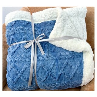 Foto 1 | Foto 1 | Manta Térmica Polar Para 2 Asientos, Color Azul, 230 Cm X 250 Cm - Venta Internacional.