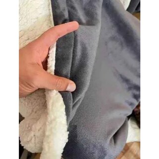 Foto 1 | Foto 1 | Manta Térmica Polar Sherpa Para 2 Asientos, Color Gris, 230 Cm X 250 Cm - Venta Internacional.