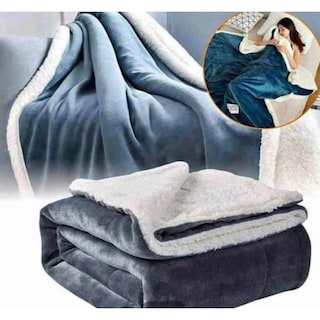 Foto 2 | Foto 2 | Manta Térmica Polar Sherpa Para 2 Asientos, Color Gris, 230 Cm X 250 Cm - Venta Internacional.
