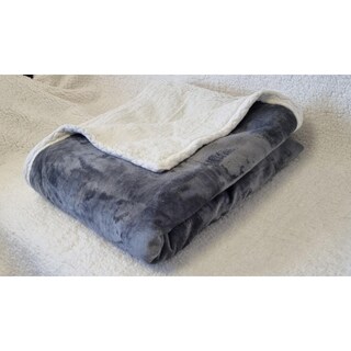 Foto 3 | Foto 3 | Manta Térmica Polar Sherpa Para 2 Asientos, Color Gris, 230 Cm X 250 Cm - Venta Internacional.