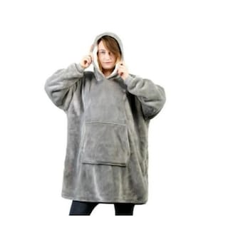 Foto 1 | Foto 1 | Manta Con Capucha Polerón Winter Jersey Sherpa Para Adulto - Venta Internacional.
