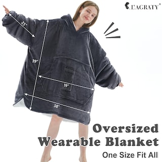 Foto 4 | Foto 4 | Sudadera Con Capucha Portátil L'agraty De Gran Tamaño Para Adultos Y Niños - Venta Internacional.