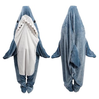 Foto 1 | Foto 1 | Sudadera Portátil Con Capucha Con Forma De Tiburón Para Adultos, De Franela Suave, Inkarts - Venta Internacional.