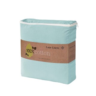 Foto 5 | Foto 5 | Manta Lane Linen, Tamaño Queen, 100% Algodón, 320 G/m², Azul Frío - Venta Internacional.
