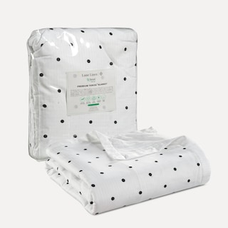 Foto 1 | Foto 1 | Manta Lane Linen Cooling Queen Size Con Lunares - Venta Internacional