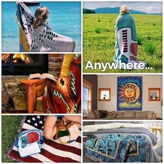 Foto 7 | Foto 7 | Manta Pure Country Weavers Y Adelfas De Vincent Van Gogh - Venta Internacional.