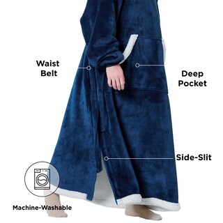 Foto 3 | Foto 3 | Manta Portátil, Sudadera Con Capucha, Edsure, Forro Polar Sherpa De Gran Tamaño - Venta Internacional.