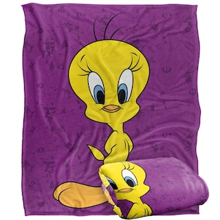 Foto 1 | Foto 1 | Manta Looney Tunes Tweety Bird Silky Touch De 50 X 60 Pulgadas - Venta Internacional.