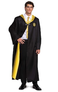 Foto 1 | Foto 1 | Disfraz, Ropa De Abrigo, Disfraz De Hufflepuff, Harry Potter, Adulto - Venta Internacional.