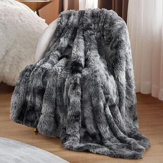 Foto 6 | Foto 6 | Manta Bedsure Soft Fluzzy De 150 X 200 Cm, Color Gris - Venta Internacional.