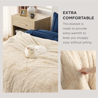 Foto 3 | Foto 3 | Manta Bedsure De Color Beige Suave Para Sofá, Cama O Sofá, 50 X 60 Cm - Venta Internacional.