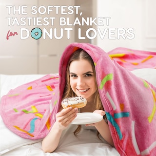 Foto 7 | Foto 7 | Manta Zulay Giant Con Forma De Rosquilla Esmaltada De Doble Cara Para Adultos Y Niños - Venta Internacional.