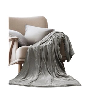 Foto 1 | Foto 1 | Frazada París Lisa Elegante Ultrasuave Gris Concord