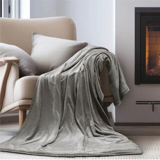 Foto 2 | Foto 2 | Frazada París Lisa Elegante Ultrasuave Gris Concord