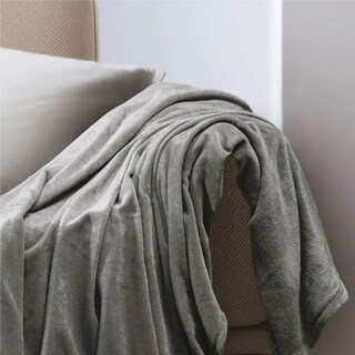 Foto 3 | Foto 3 | Frazada París Lisa Elegante Ultrasuave Gris Concord