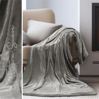 Foto 5 | Foto 5 | Frazada París Lisa Elegante Ultrasuave Gris Concord