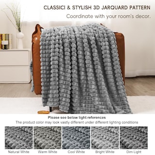 Foto 6 | Foto 6 | Manta Polar Con Estampado Phf, Jacquard, Tamaño Queen, 380 G/m² - Venta Internacional.