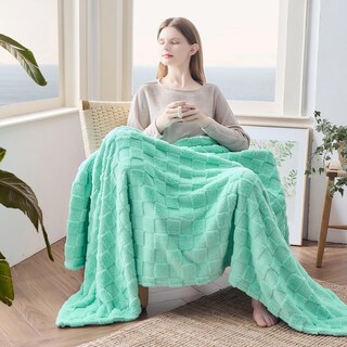 Foto 3 | Foto 3 | Manta Newcosplay De Franela Supersuave Color Aguamarina, 50 X 70 Cm - Venta Internacional.