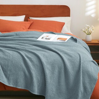 Foto 1 | Foto 1 | Manta Phf Waffle Weave, 100% Algodón, Tamaño King, 270 X 230 Cm - Venta Internacional.