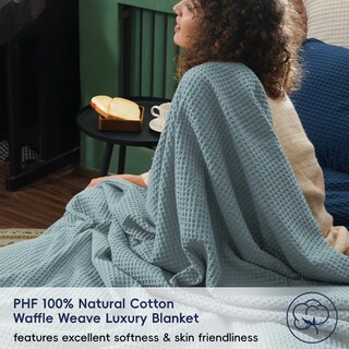 Foto 2 | Foto 2 | Manta Phf Waffle Weave, 100% Algodón, Tamaño King, 270 X 230 Cm - Venta Internacional.