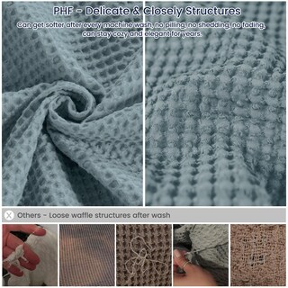 Foto 4 | Foto 4 | Manta Phf Waffle Weave, 100% Algodón, Tamaño King, 270 X 230 Cm - Venta Internacional.