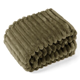 Foto 2 | Foto 2 | Manta Polar Exq Home Jacquard con Rayas 3D 130 x 150 cm - Venta Internacional