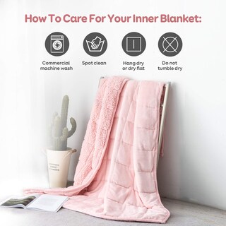 Foto 6 | Foto 6 | Manta Pesada De Forro Polar Uttermara Sherpa, 6,8 Kg, Para Adulto - Venta Internacional.