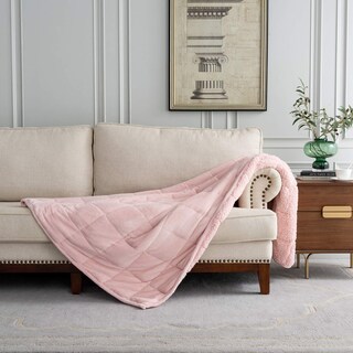 Foto 7 | Foto 7 | Manta Pesada De Forro Polar Uttermara Sherpa, 6,8 Kg, Para Adulto - Venta Internacional.