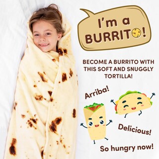 Foto 3 | Foto 3 | Manta Zulay Burritos Para Tortillas, 152 Cm, Doble Cara - Venta Internacional.