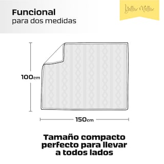 Foto 5 | Foto 5 | Cobertor Cobija Aborregado Con Forro Polar Sherpa | Suave | Caliente | Ligera | Tamaño 150 X 100 Cm (Verde, 150 X 100 Cm)