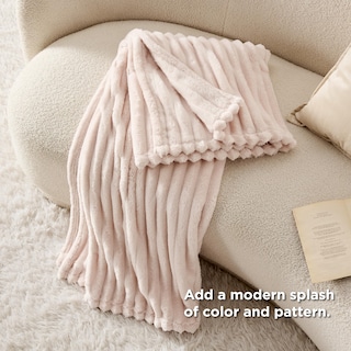Foto 5 | Foto 5 | Manta Bedsure Crystal De Forro Polar Rosa Para Sofá, 150 X 200 Cm - Venta Internacional.