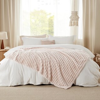Foto 6 | Foto 6 | Manta Bedsure Crystal De Forro Polar Rosa Para Sofá, 150 X 200 Cm - Venta Internacional.