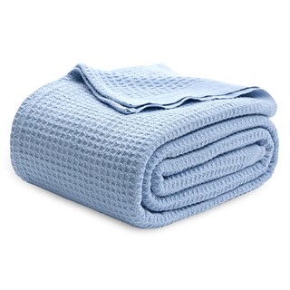 Foto 1 | Foto 1 | Manta Bedsure, 100% Algodón, Tejido Gofrado, Tamaño Queen, Azul Cielo - Venta Internacional.