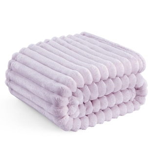 Foto 1 | Foto 1 | Manta Bedsure Lavender Fog, Forro Polar Para Sofá, 130 X 150 Cm - Venta Internacional.