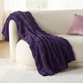 Foto 2 | Foto 2 | Manta Bedsure, Forro Polar De Franela, Color Morado, 130 X 150 Cm - Venta Internacional.
