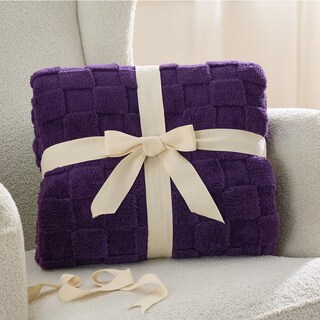 Foto 7 | Foto 7 | Manta Bedsure, Forro Polar De Franela, Color Morado, 130 X 150 Cm - Venta Internacional.
