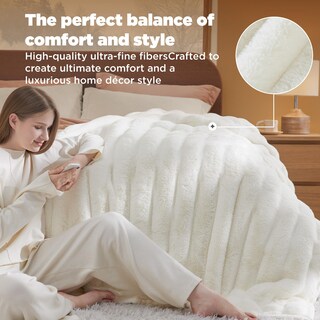 Foto 3 | Foto 3 | Manta Bedsure De Piel Sintética Suave Y Esponjosa, 50 X 70 Cm, Color Blanco - Venta Internacional.
